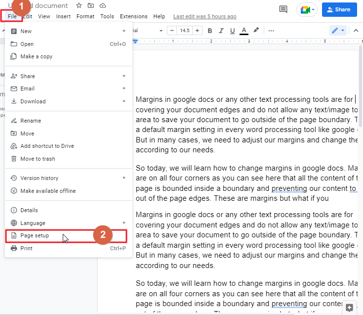 How to Change Margins in Google Docs 20