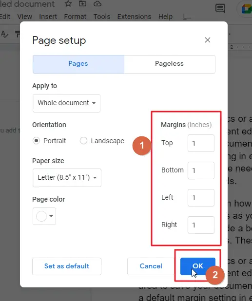 How to Change Margins in Google Docs 23