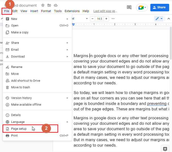 How to Change Margins in Google Docs 24