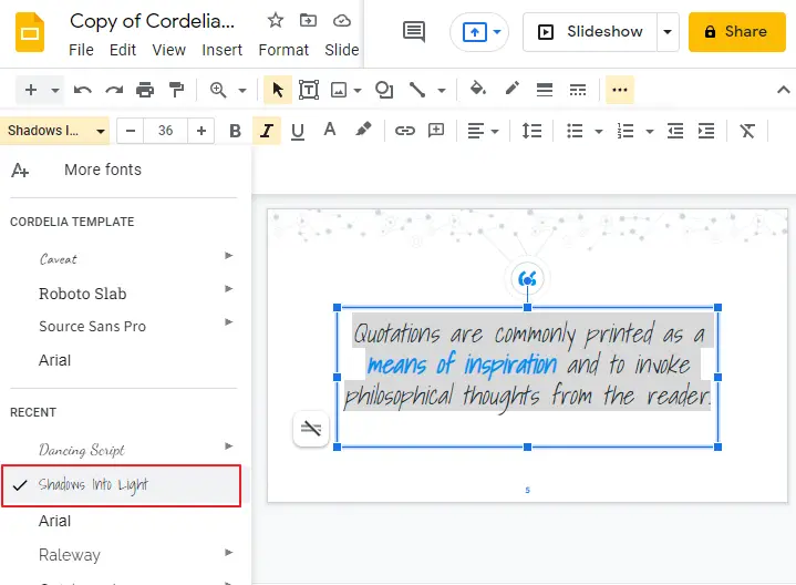 How to Add Font to Google Slides 8
