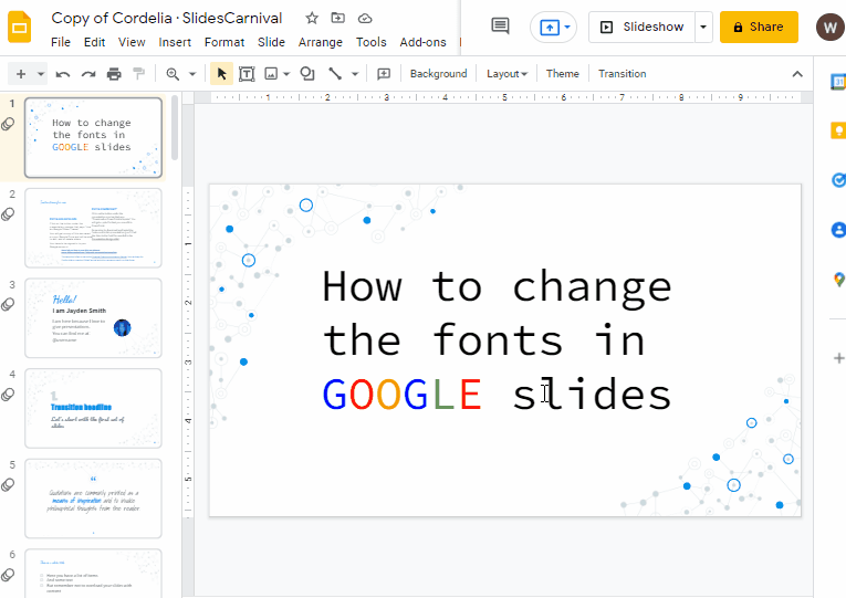 How to Add Font to Google Slides