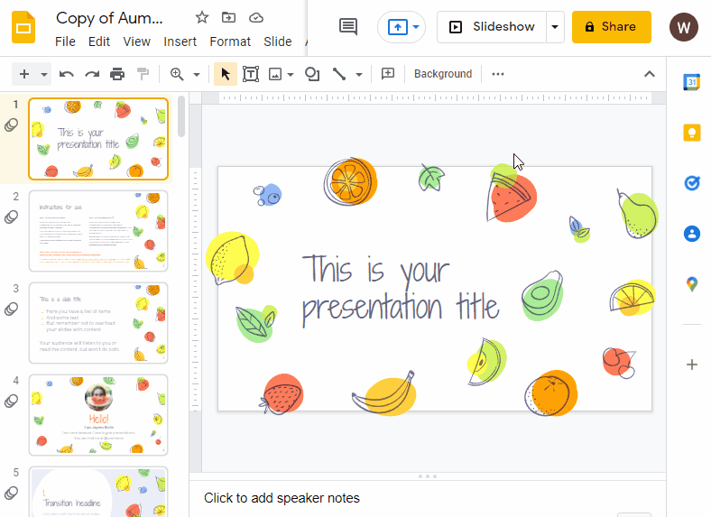 How to continuously loop google slides 1