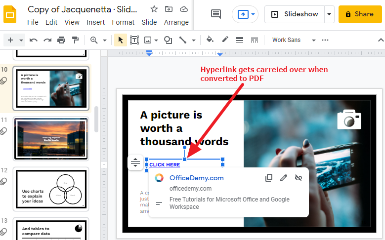 How to convert google slides into pdf 13