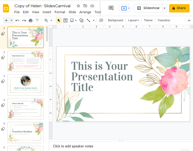 How to delete a text box in google slides 1
