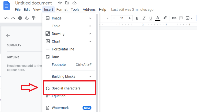 How to do roman numerals in google docs 2