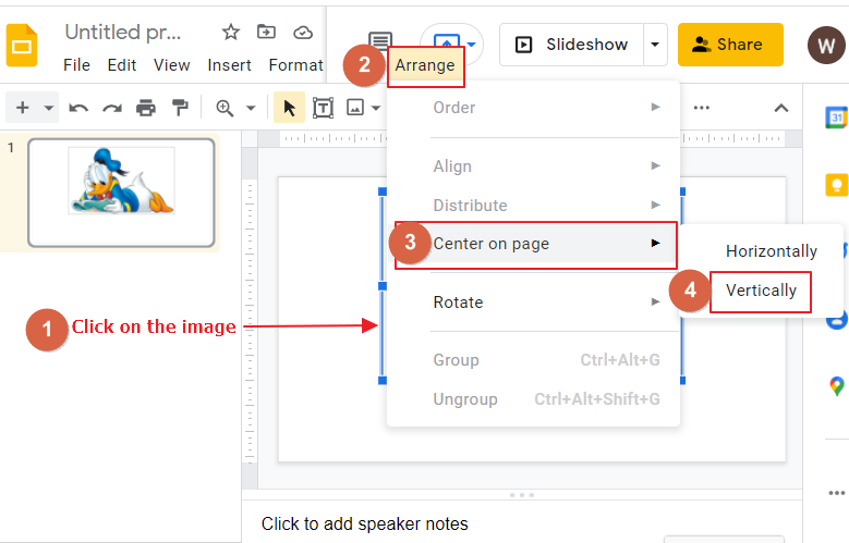 How to flip an image in google slides 5