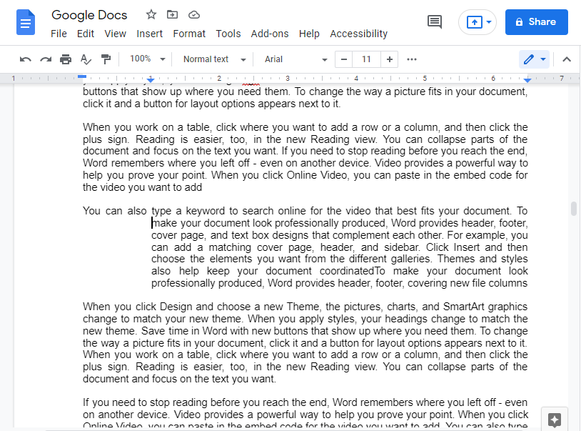 How to indent the second line in google docs 6