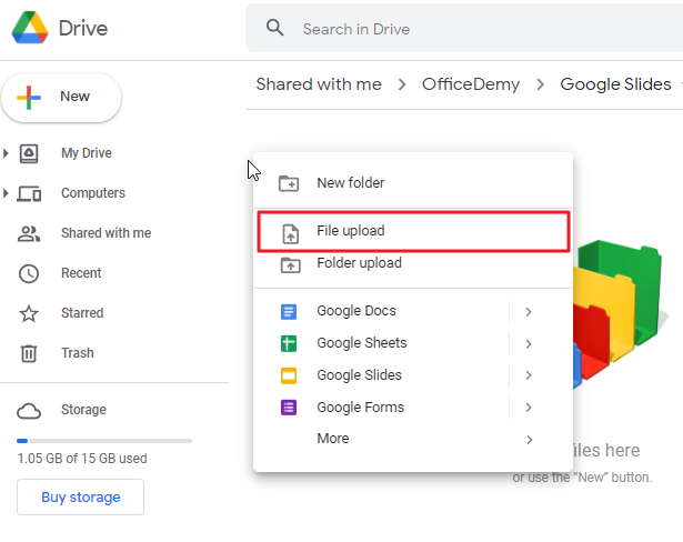 How to insert a pdf into google slides 10