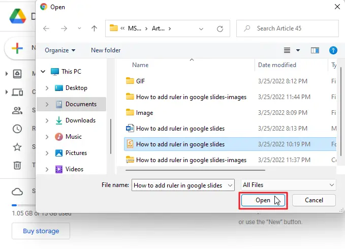 How to insert a pdf into google slides 11