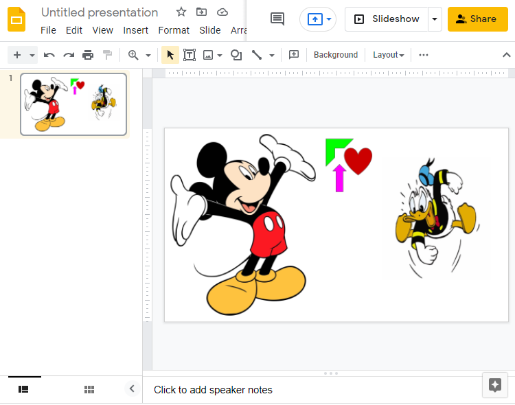 How to lock an image in google slides 10