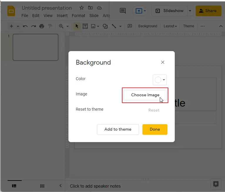 How to lock an image in google slides 3