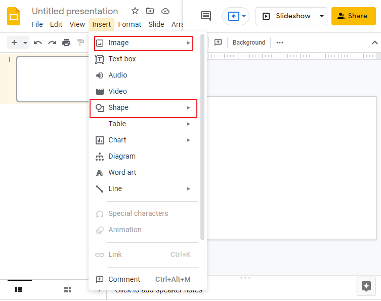 How to lock an image in google slides 5