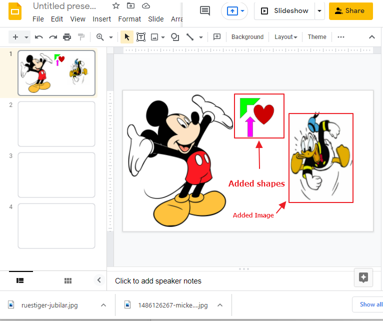 How to lock an image in google slides 7