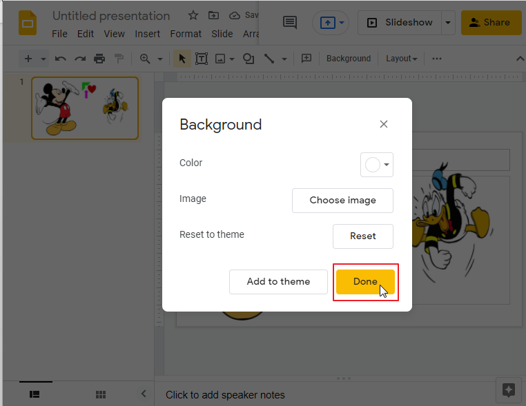 How to lock an image in google slides 9