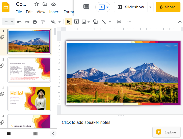 How to move image to back in google slides 3