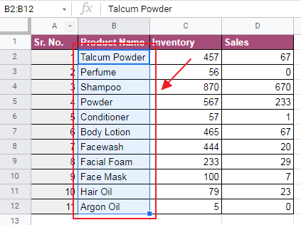 How to use google sheets conditional formatting based on another column 3