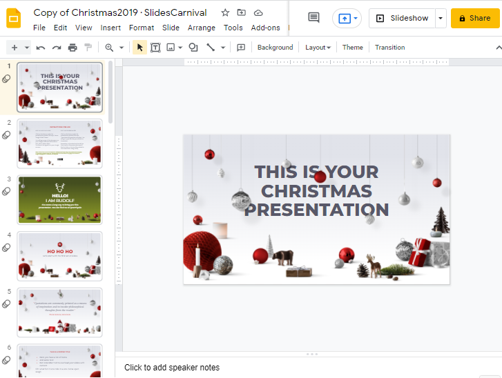 How to zoom in a google slide 3