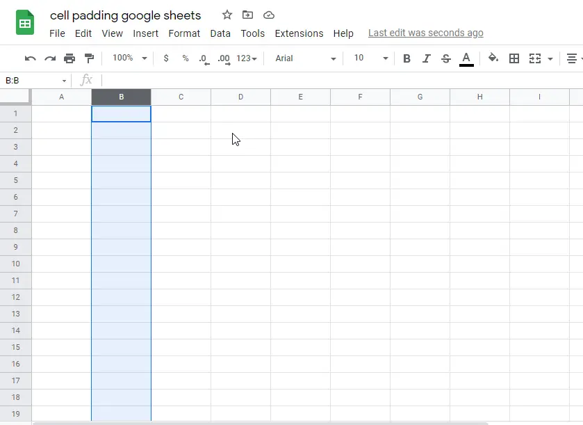 google sheets cell padding 1.0