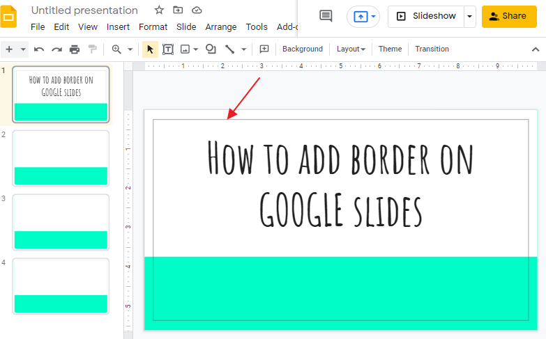 how to add a border in google slides 5
