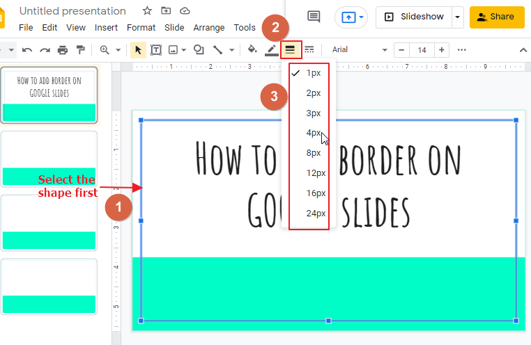 how to add a border in google slides 6