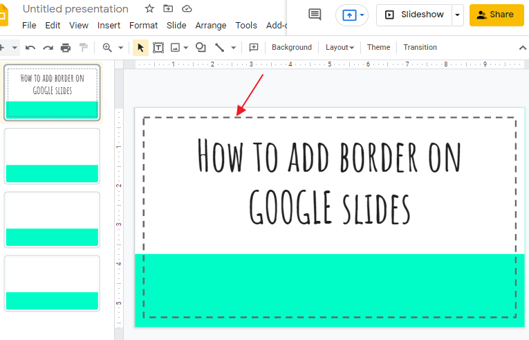 how to add a border in google slides 9