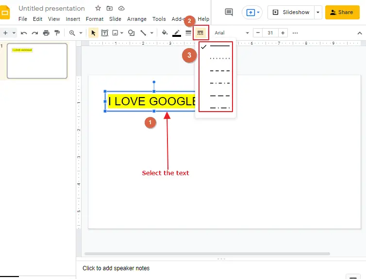 how to add a border to text in google slides 14