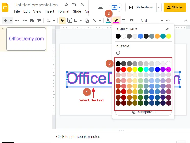 how to add a border to text in google slides 9