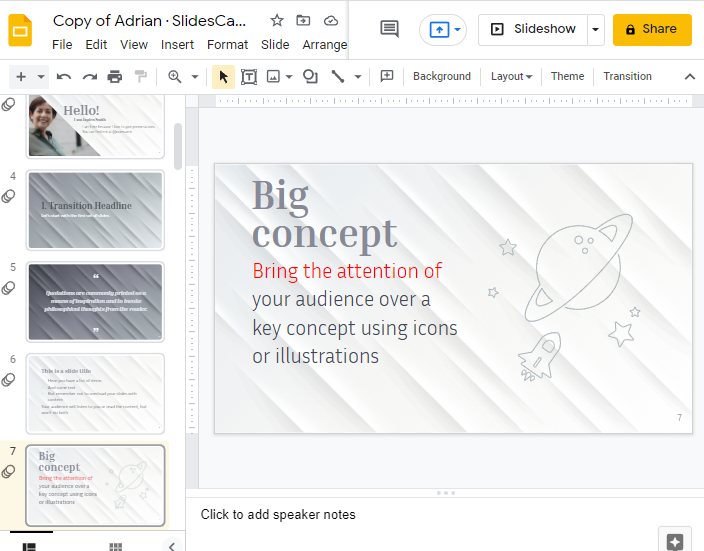 how to change color of text on google slides 5