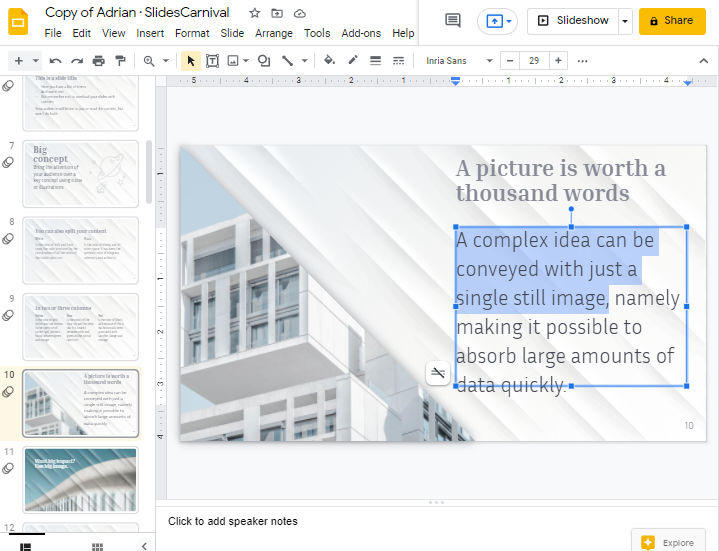 how to change color of text on google slides 6