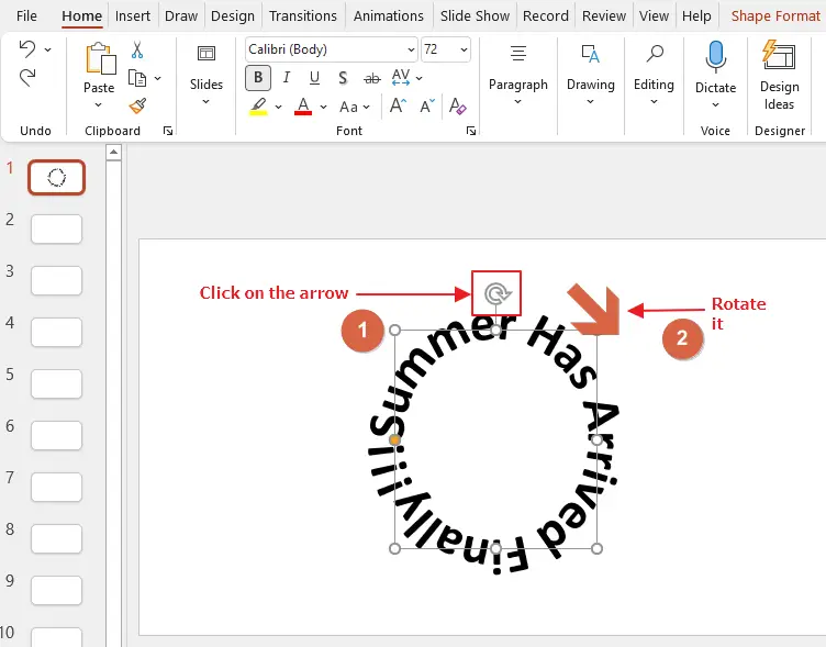 how to curve text on google slides 10