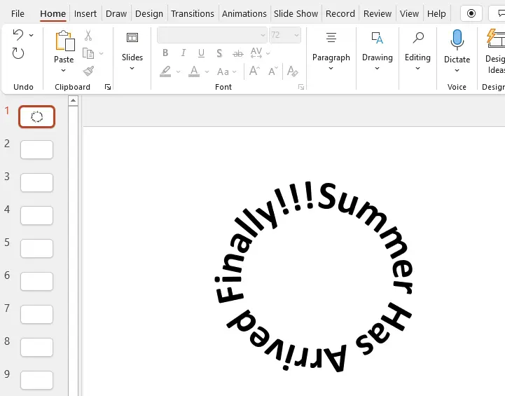 how to curve text on google slides 13