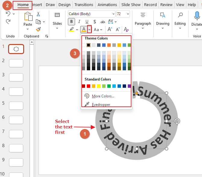 how to curve text on google slides 14