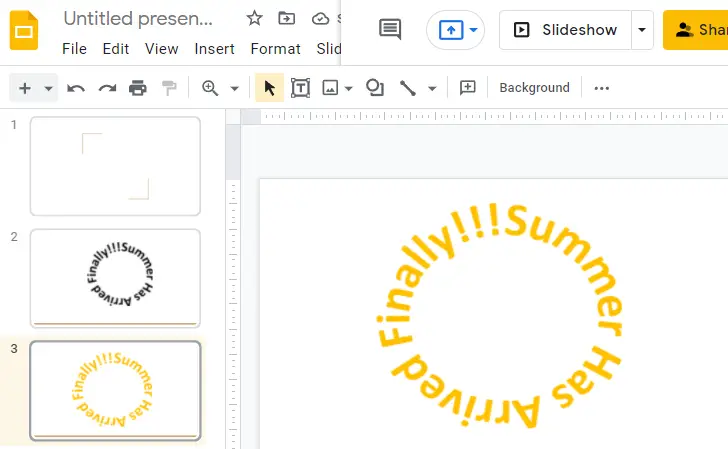how to curve text on google slides 16