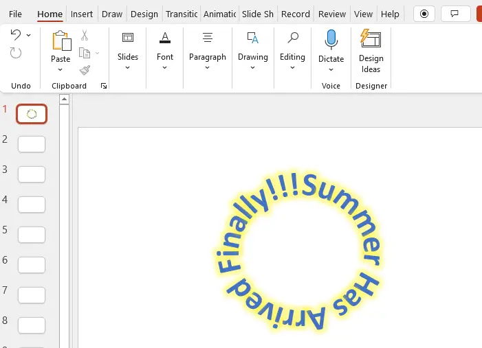 how to curve text on google slides 17