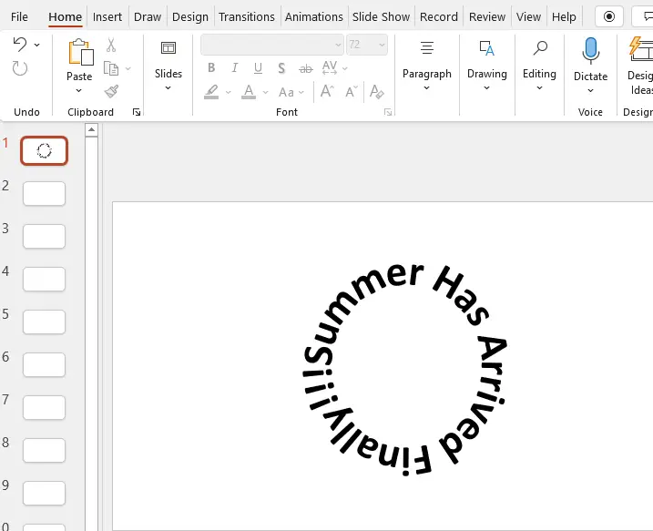how to curve text on google slides 9