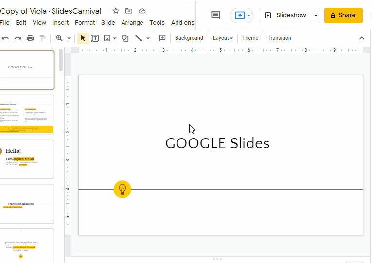 how to rotate text in google slides 1