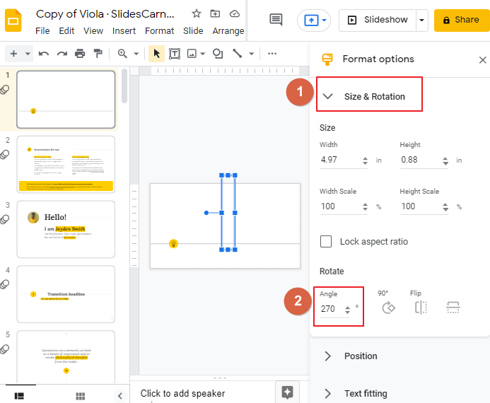 how to rotate text in google slides 15