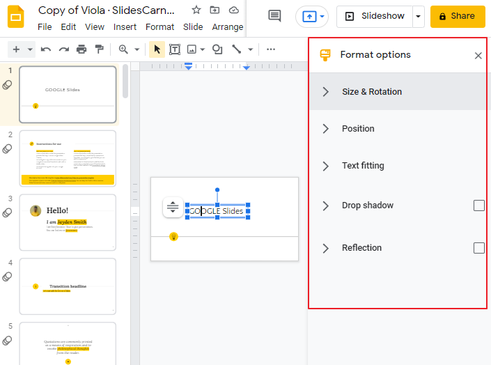 how to rotate text in google slides 20