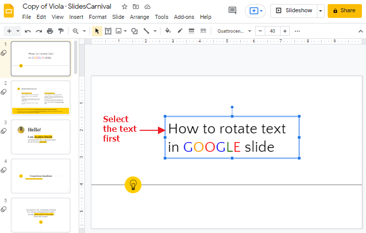 how to rotate text in google slides 5