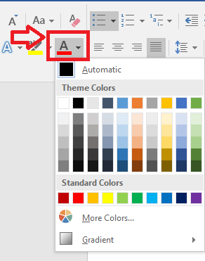How to change the Colour and Size of the bullets in MS Word png 7