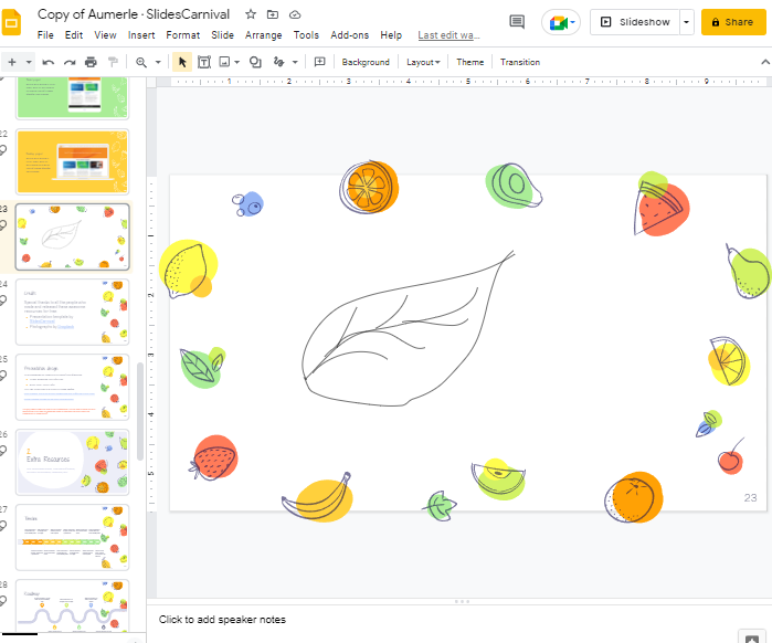How to draw on google slides 3