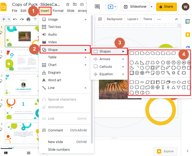 How to frame an image in google slides 10
