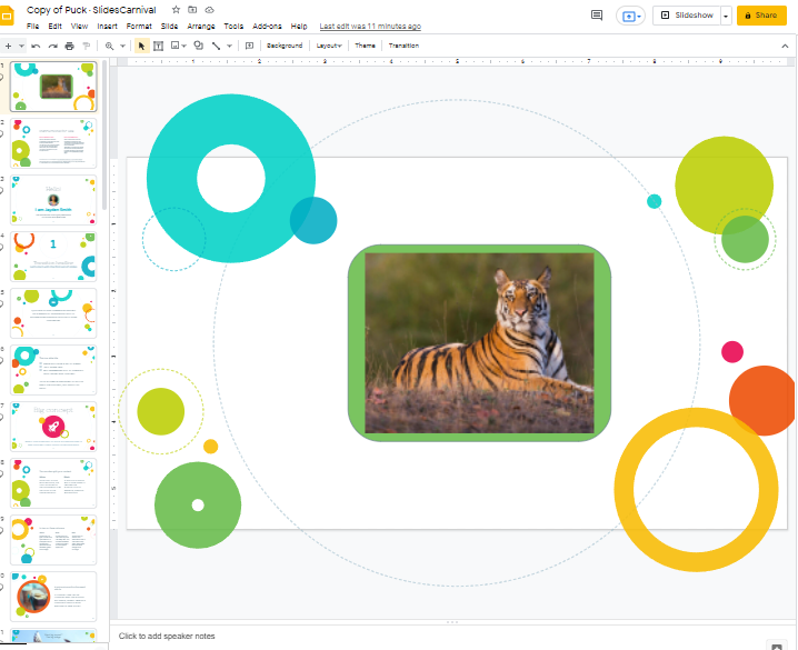 How to frame an image in google slides 16