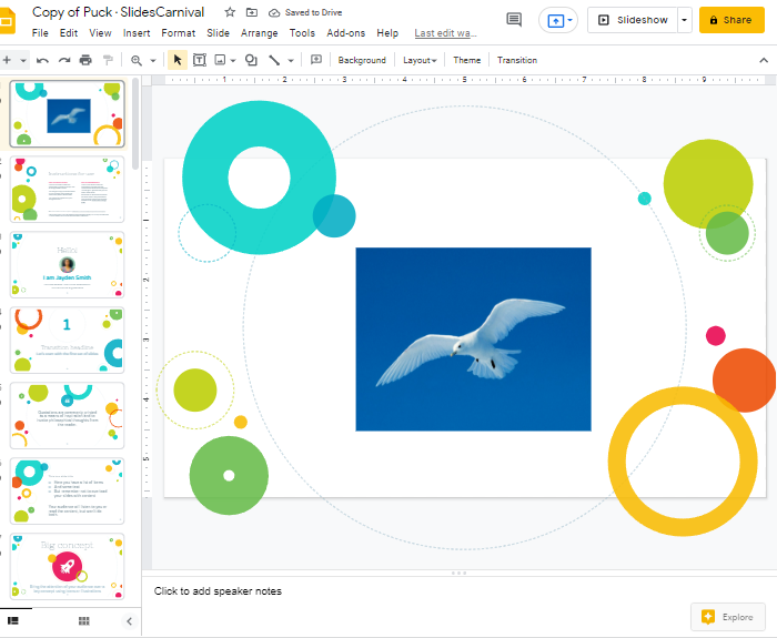 How to frame an image in google slides 2