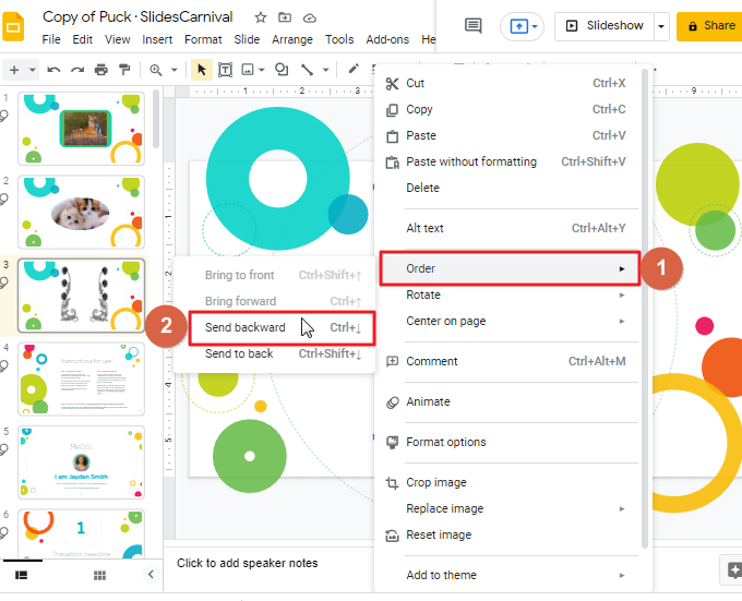 How to frame an image in google slides 29