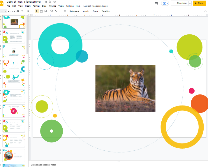 How to frame an image in google slides 9