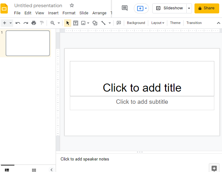 How to make a poster in google slides 1