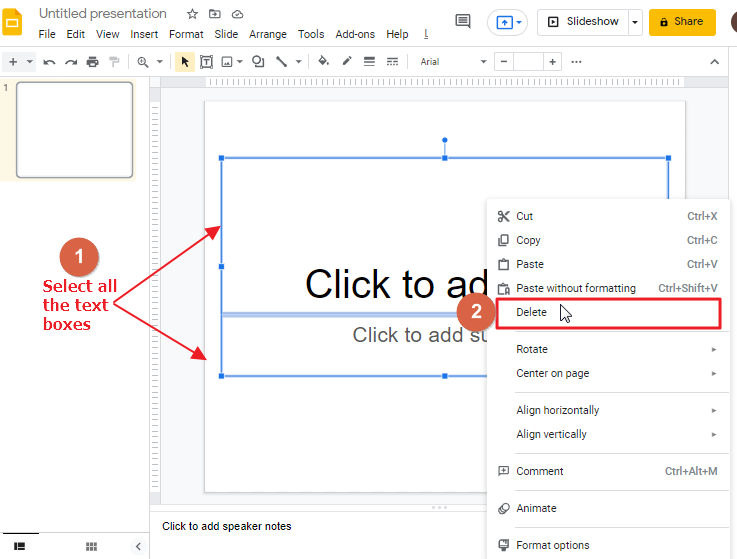 How to make a poster in google slides 4
