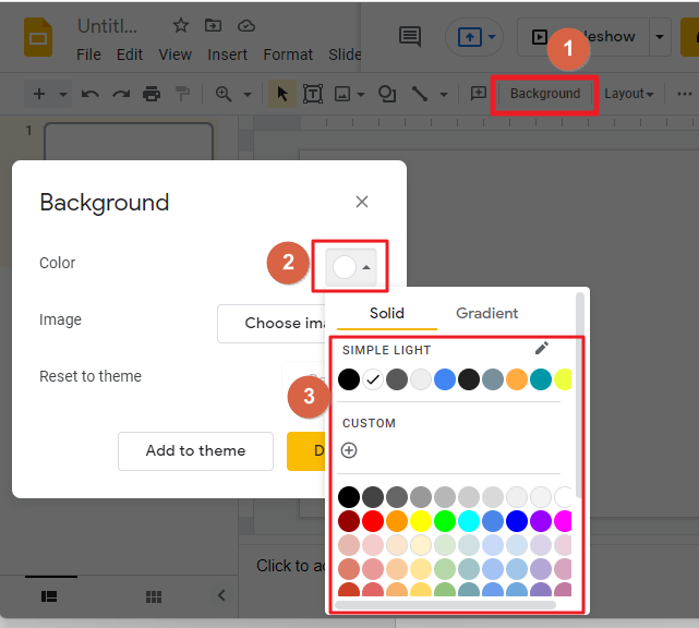 How to make a poster in google slides 6