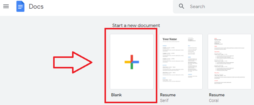 How to move images in the google docs 1